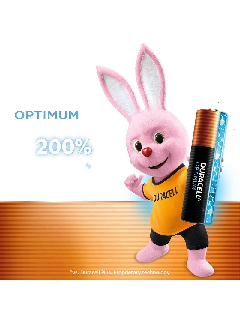Duracell Optimum AAA batteries 8-pack (British brand)