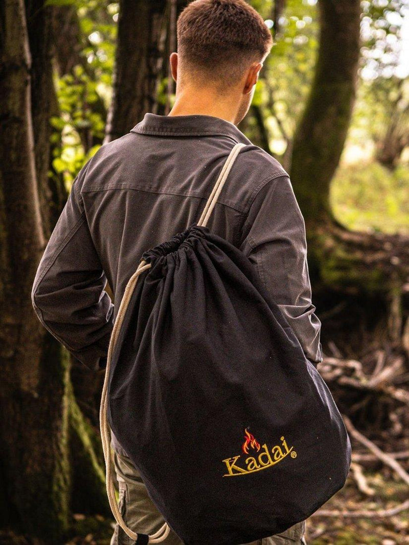 Kadai Travel BBQ kit with carry bag and stand 40cm, imported from the UK