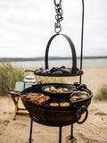 Kadai Travel BBQ kit with carry bag and stand 40cm, imported from the UK