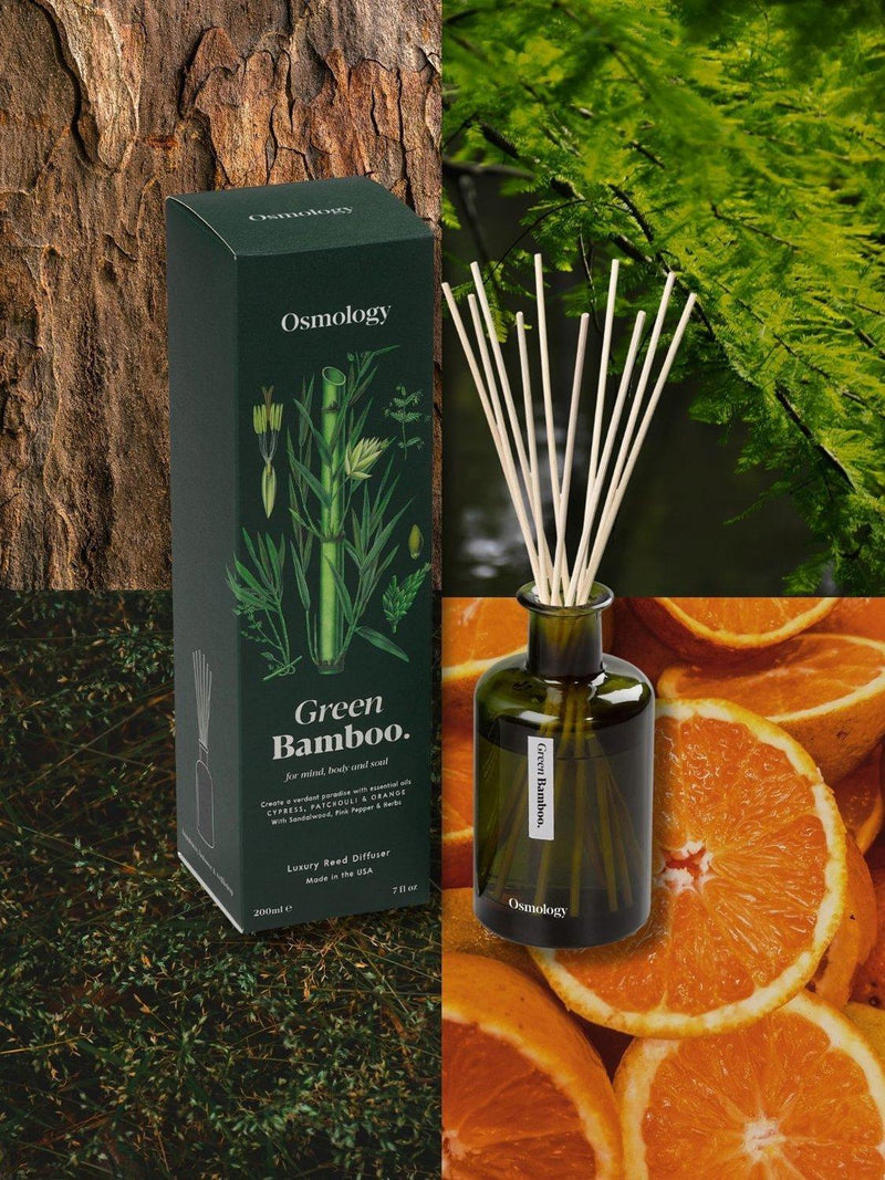 Osmology reed diffuser Green Bamboo 200ml - British product