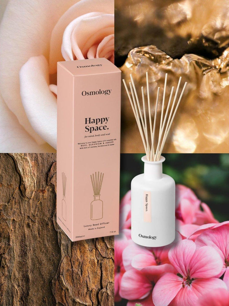 Osmology by Aery Happy Space reed diffuser 200ml - British product