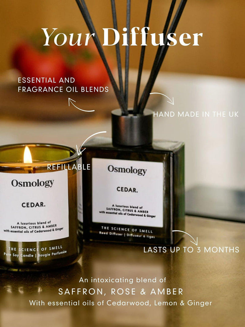Osmology by Aery Utility Cedar reed diffuser 150ml, UK version