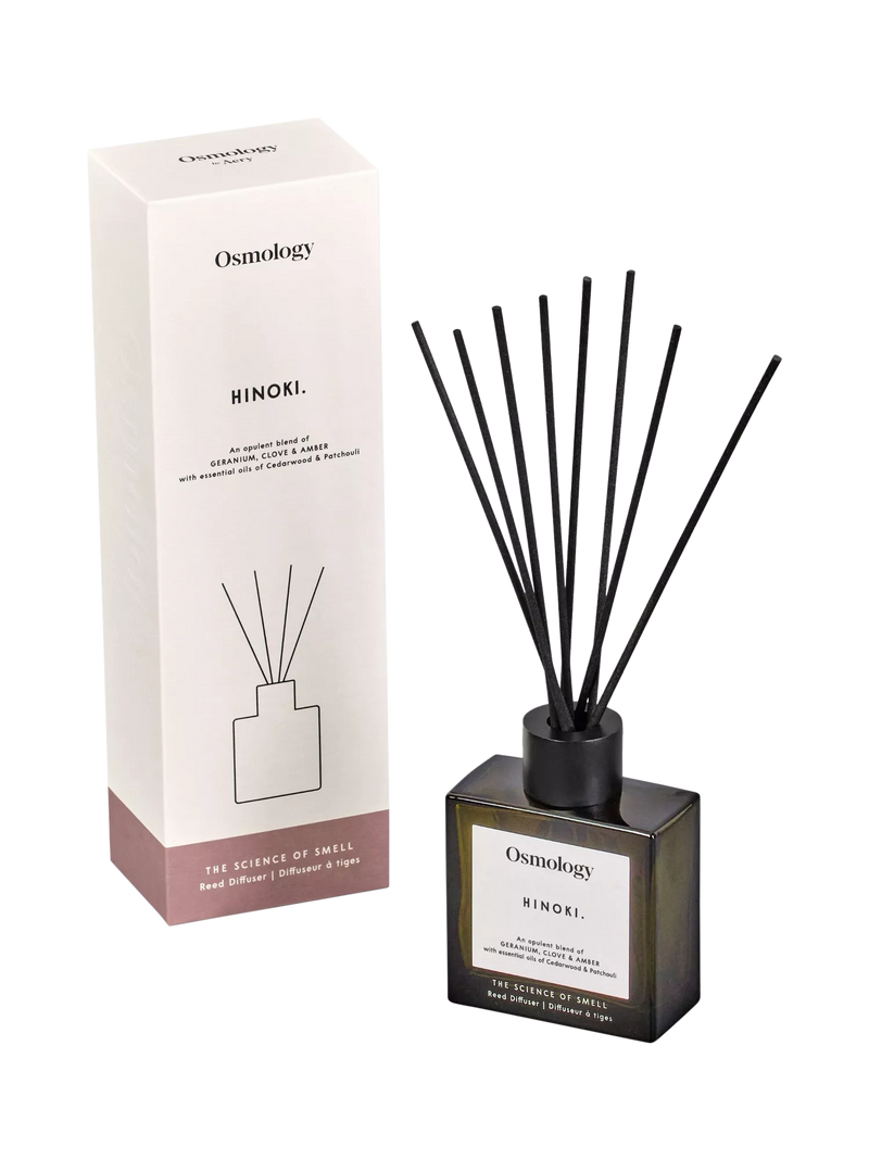 Osmology by Aery Hinoki reed diffuser 150ml, imported from the UK