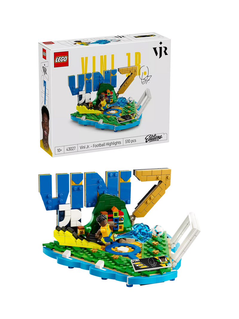 LEGO construction set Vini Jr football highlights 510 pieces - British product