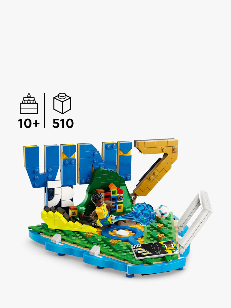 LEGO construction set Vini Jr football highlights 510 pieces - British product