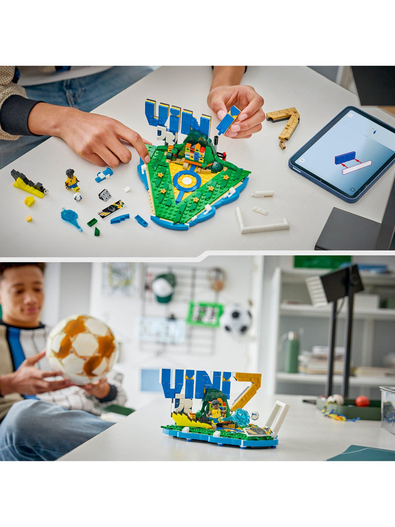 LEGO construction set Vini Jr football highlights 510 pieces - British product