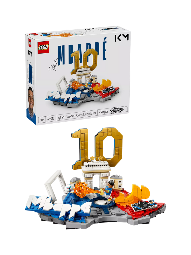 LEGO Kylian Mbappé set 490 pieces (British brand)