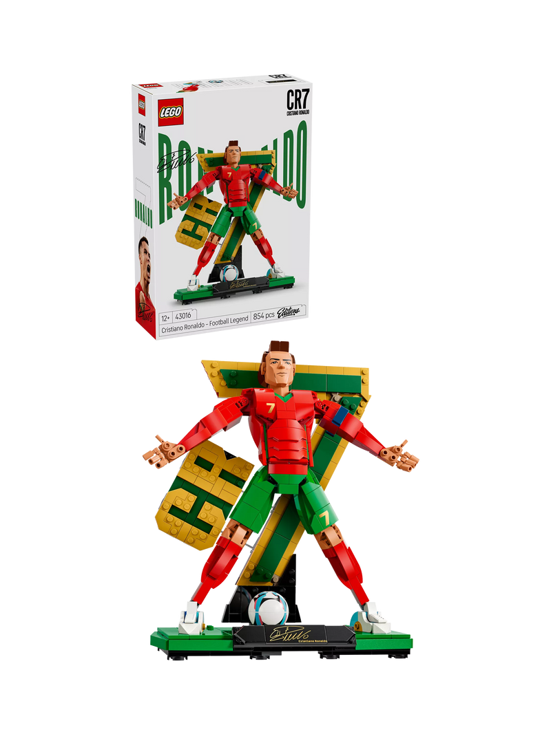 LEGO Cristiano Ronaldo display figure 854 pieces (British brand)