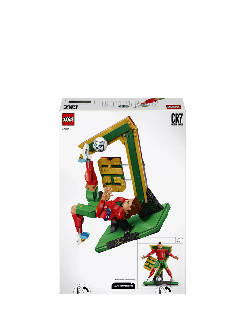 LEGO Cristiano Ronaldo display figure 854 pieces (British brand)