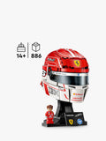 LEGO Ferrari helmet Charles Leclerc 886 pieces, imported from the UK