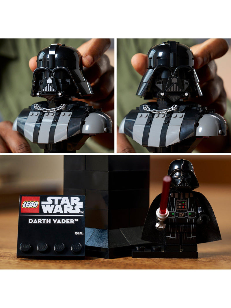 LEGO Star Wars Darth Vader Bust building set 349 pieces - British product