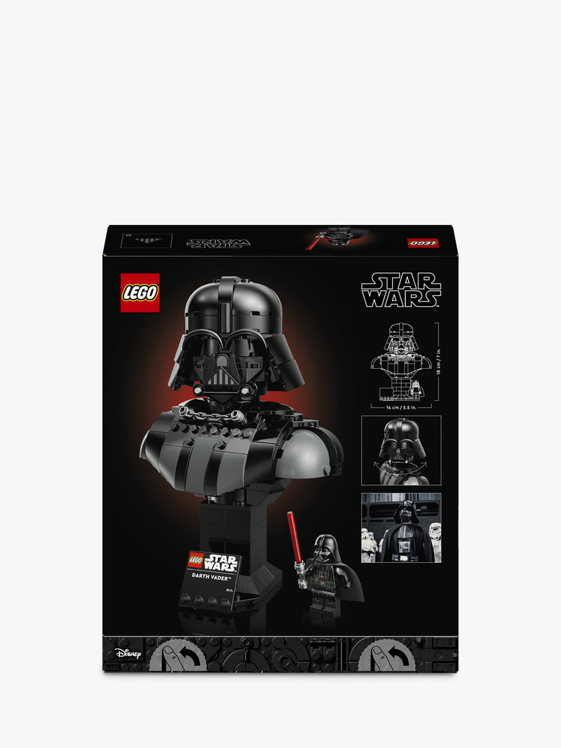 LEGO Star Wars Darth Vader Bust building set 349 pieces - British product