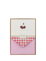 John Lewis Portico Cherries Thank You Cards, Set of 10- Buy online at McGrocer