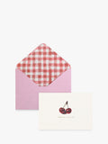 Portico cherry thank you cards set of 10, imported from the UK