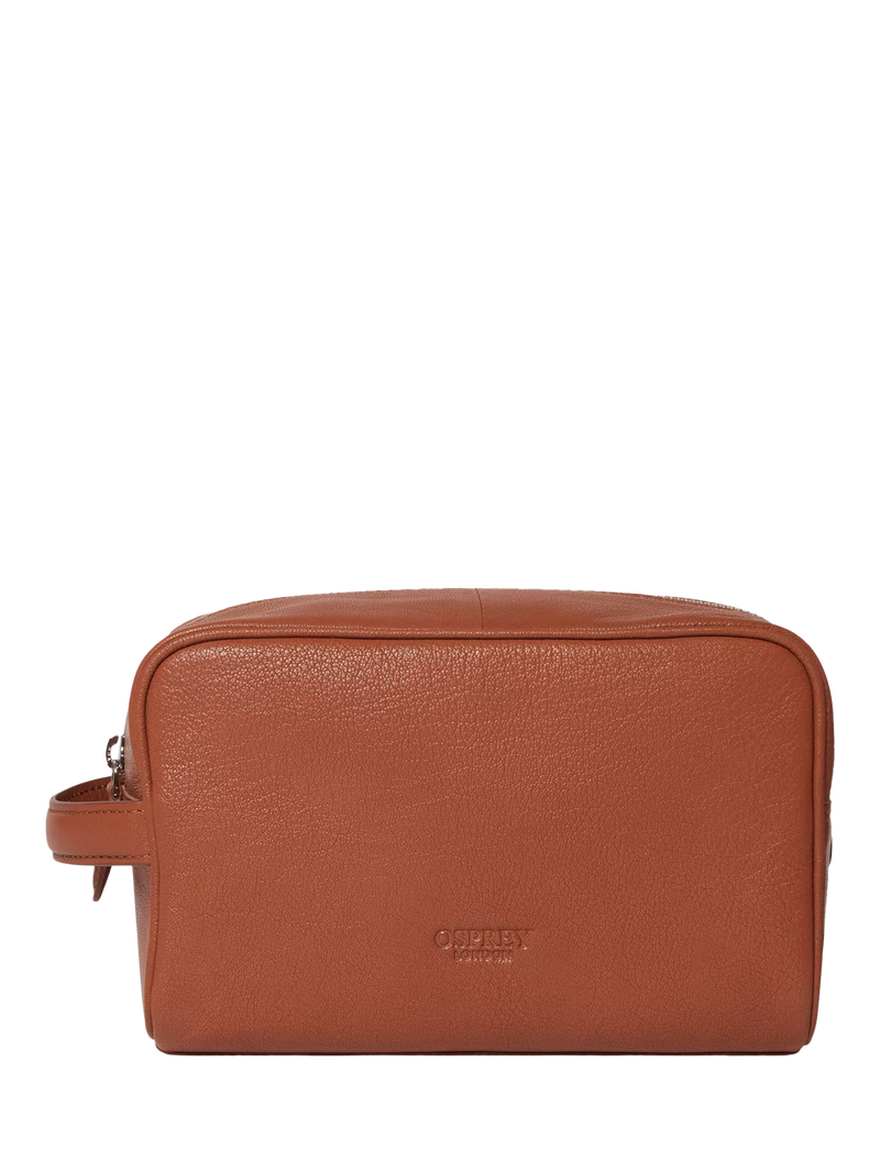 OSPREY LONDON Arlington Leather Wash Bag