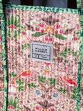 William Morris Strawberry Thief tote bag blue - British product