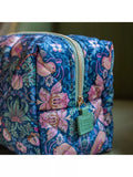 William Morris Strawberry Thief quilted wash bag, imported from the UK