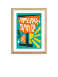 East End Prints Aperol Spritz art print, imported from the UK