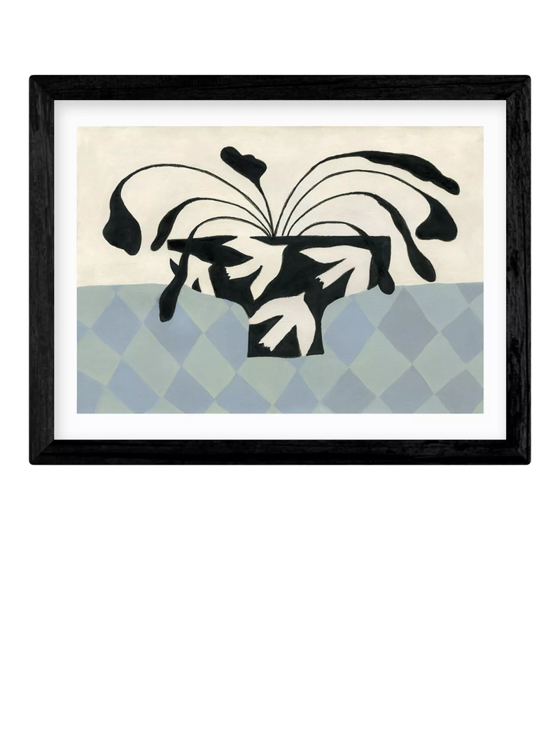 East End Prints Jazmine Joye dove peace vase framed print - British product