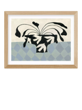 EAST END PRINTS Jazmine Joye Dove Peace Vase Framed Print 33.4 x 43.4cm