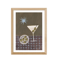 East End Prints Extra Dirty Martini framed print 43.4x33.4cm, imported from the UK
