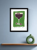 EAST END PRINTS Espresso Martini Green print, imported from the UK