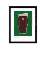 John Lewis East End Prints Natalie Cass Guinness Framed Print, 43.4 x 33.4cm, Black Frame- Buy online at McGrocer