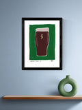 East End Prints Guinness framed print 43x33cm - British product