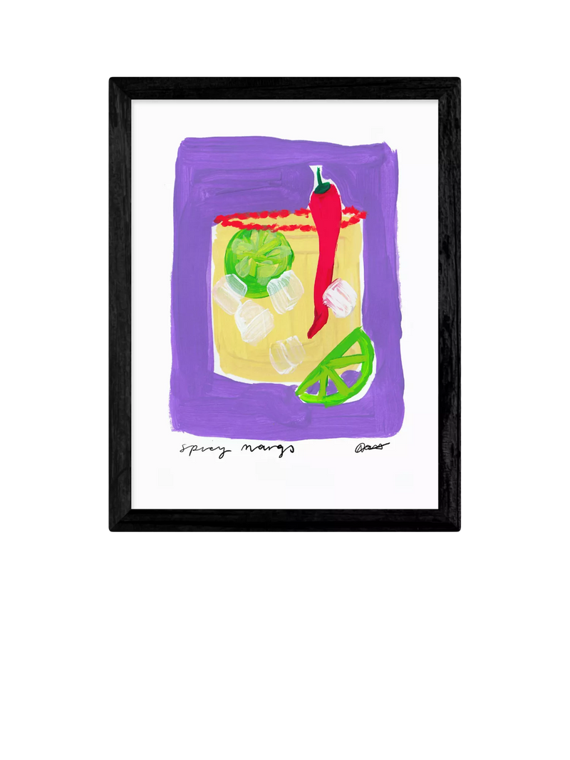 East End Prints Spicy Margs framed print 43.4cm imported from the UK