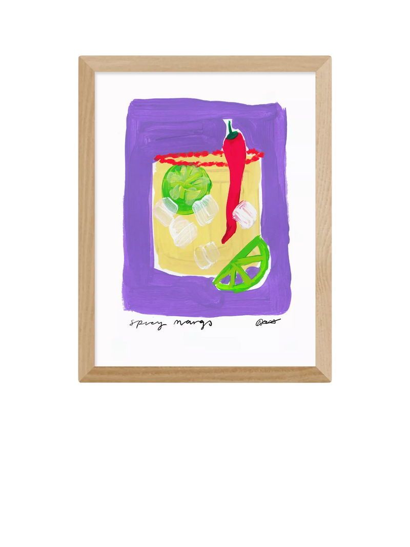 EAST END PRINTS Spicy Margs framed print 43.4cm x 33.4cm (British brand)