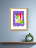 EAST END PRINTS Spicy Margs framed print 43.4cm x 33.4cm (British brand)