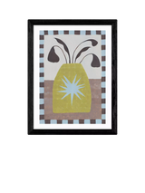 John Lewis EAST END PRINTS Jazmine Joye Star Vase Framed Art Print, 43.4 x 33.4cm, Black Frame- Buy online at McGrocer