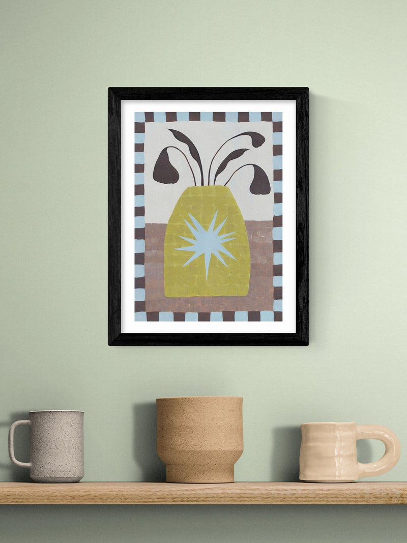 East End Prints framed print Jazmine Joye Star Vase 43.4x33.4cm (British brand)