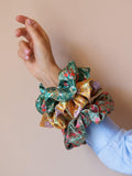 William Morris satin hair scrunchies gift set - British product