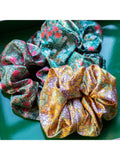 William Morris satin hair scrunchies gift set - British product