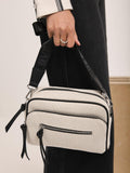 Mint Velvet cotton blend cross body bag 17x24cm, imported from the UK