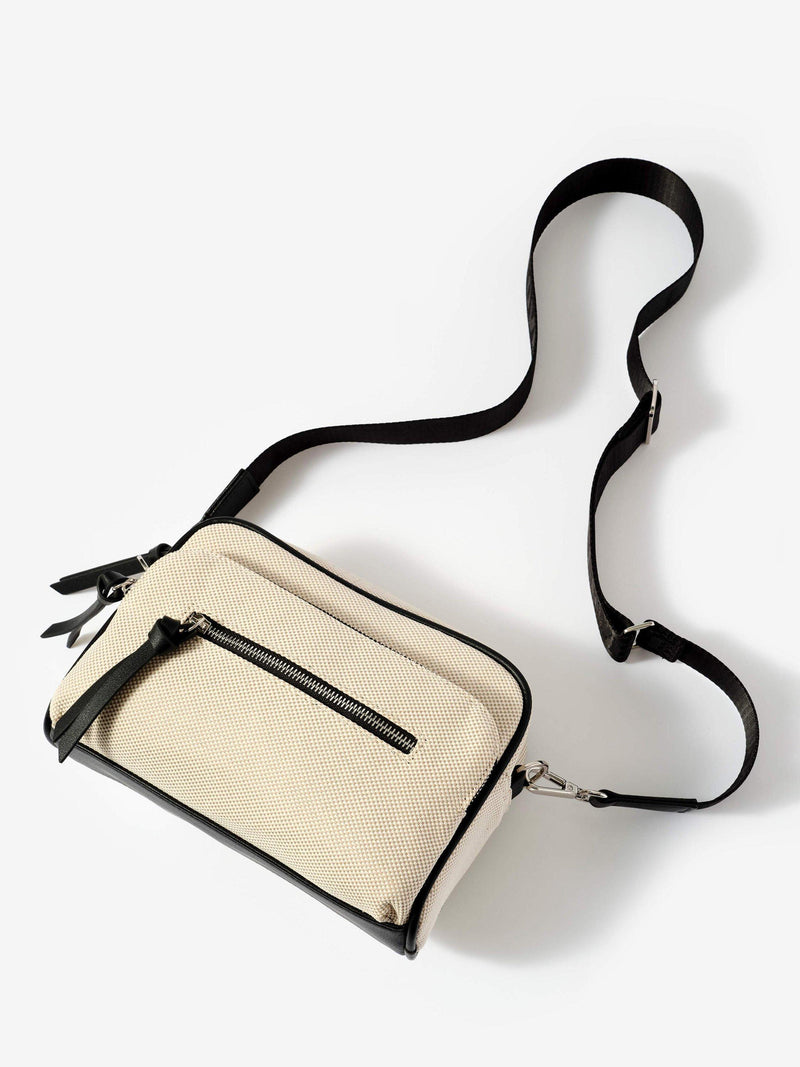 Mint Velvet cotton blend cross body bag 17x24cm, imported from the UK