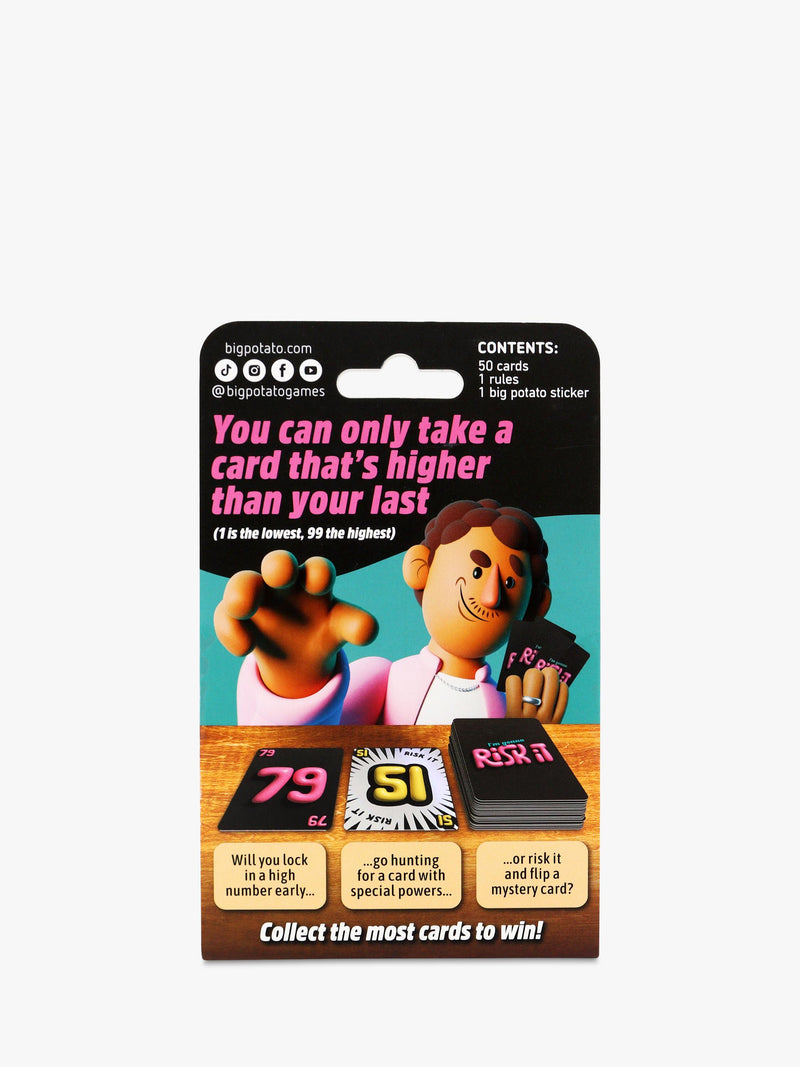 Big Potato I'm Gonna Risk It card game, UK version