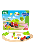 BRIO Peppa Pig train set with wooden tracks and figures, UK version