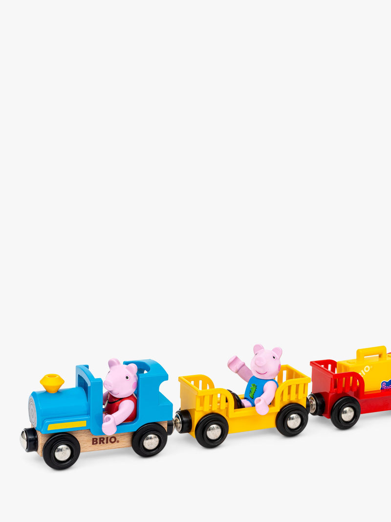 BRIO Peppa Pig train set with figures 6 pieces - British product