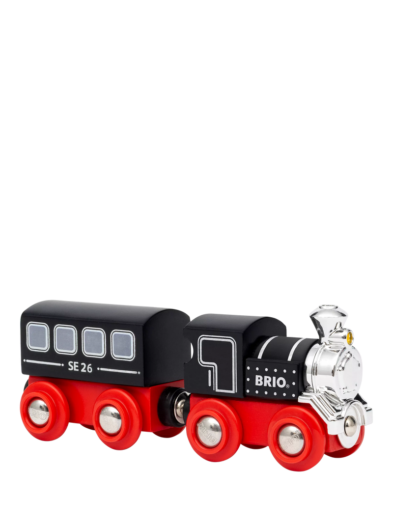BRIO Special Edition Train 2026 with wooden wagon, UK version