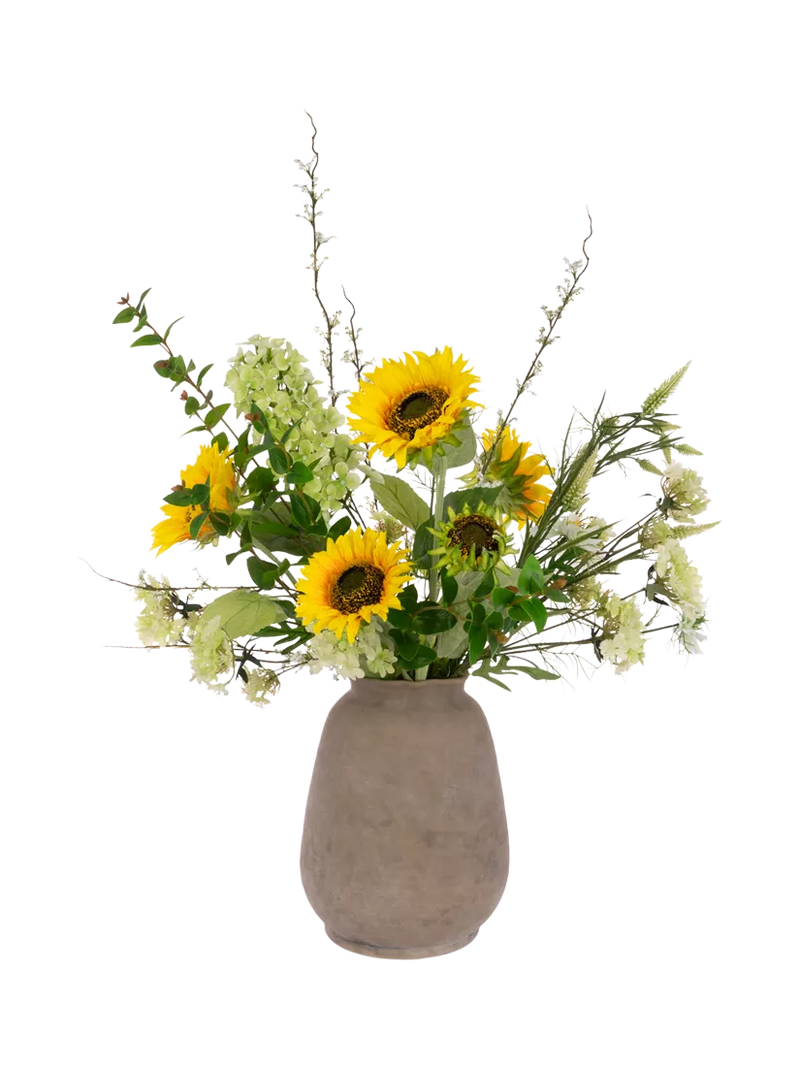 Floralsilk artificial flower arrangement sunlit meadow 76cm (British brand)