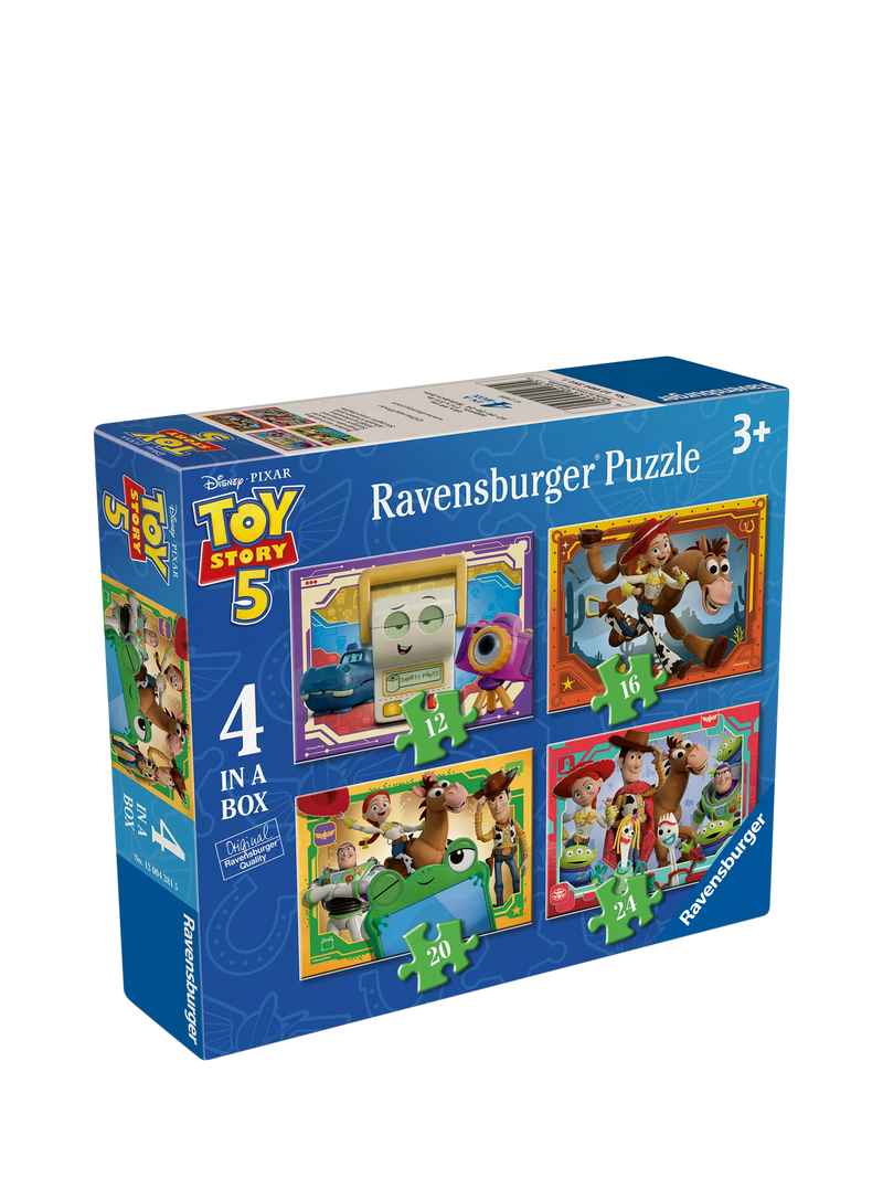 Ravensburger Toy Story 5 4-in-a-box jigsaw puzzle 72 pieces, UK version
