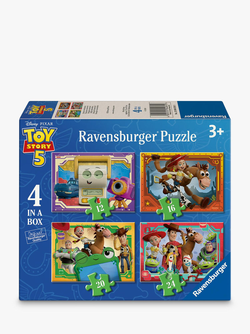 Ravensburger Toy Story 5 4-in-a-box jigsaw puzzle 72 pieces, UK version