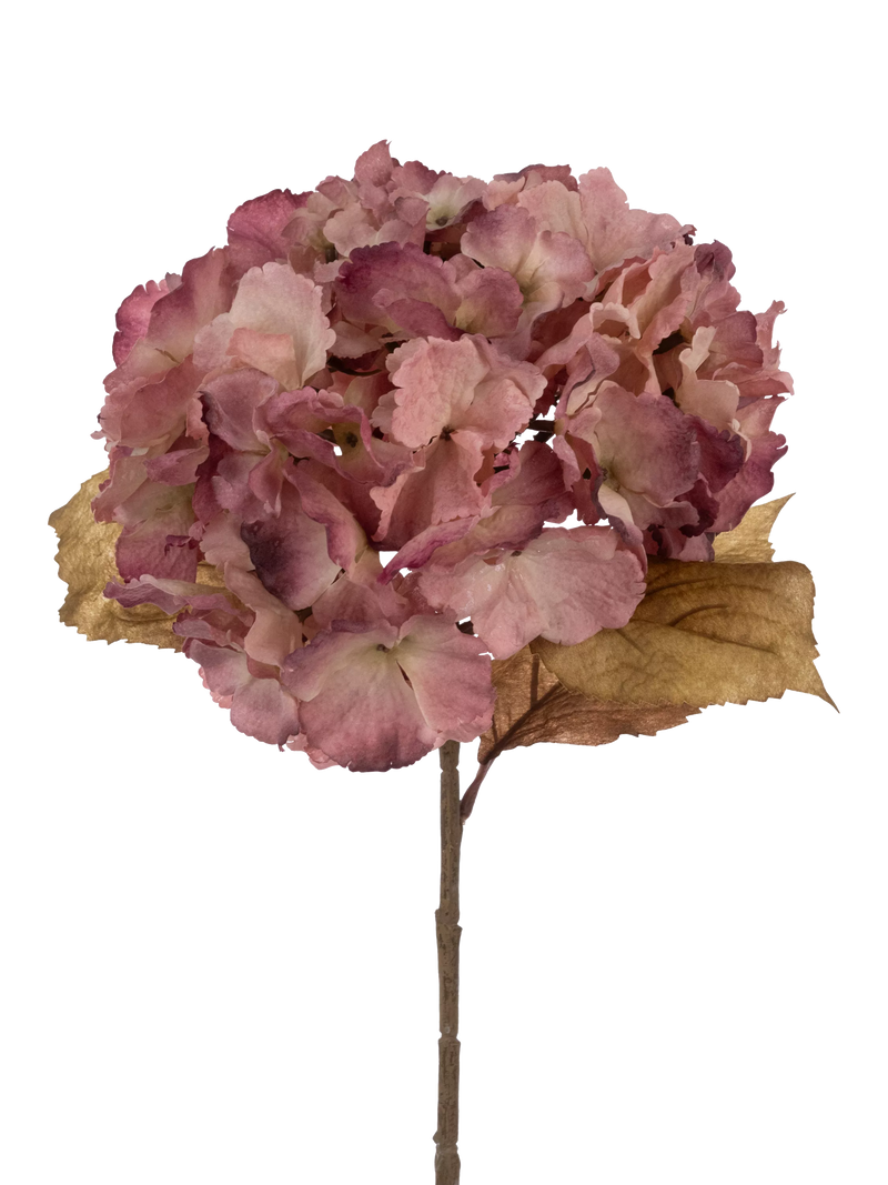 Floralsilk artificial hydrangea stem purple 80cm, UK version