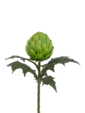 Floralsilk artificial large artichoke stem 66cm - British product