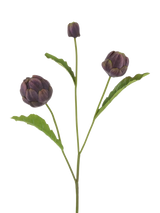 John Lewis Floralsilk Artificial Mini Artichoke Spray Purple 77cm- Buy online at McGrocer