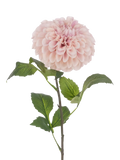 Floralsilk artificial pink dahlia stem 74cm - British product
