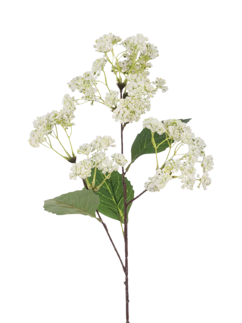 Floralsilk artificial rice flower spray white 70cm, UK version