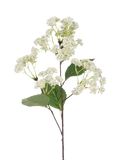 Floralsilk artificial rice flower spray white 70cm, UK version